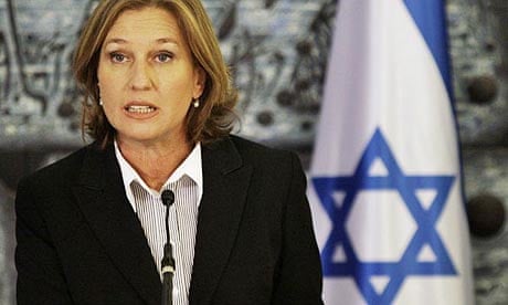 Tzipi Livni, who replaced Ehud Olmert as leader of Israel's dominant centrist Kadima party last month
