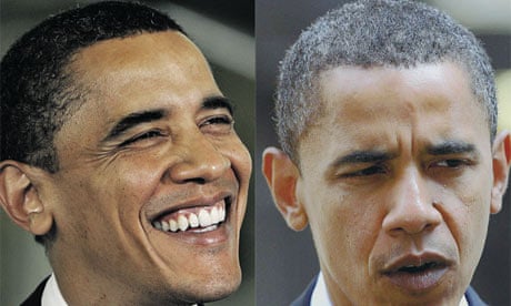 Obama Fade Stress or in the genes - how did Obama suddenly go grey? | US elections ...