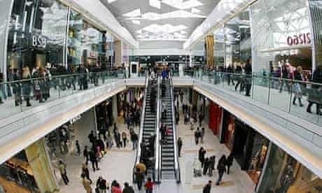Shoppers explore the new Westfield shopping centre during its opening day in west London
