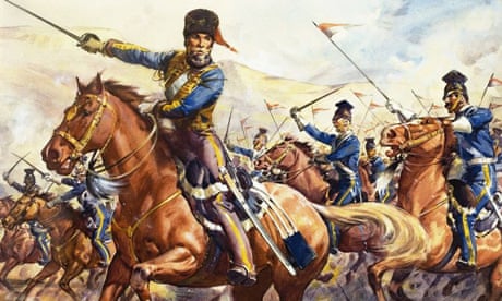 A detail from the Charge of the Light Brigade by James Edwin McConnell