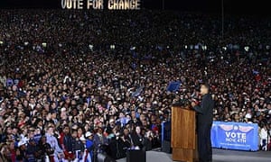 Barack Obama speaks at his final campaign rally in Manassas, Virginia