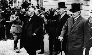 Allied leaders at Versailles