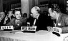 John Maynard Keynes in 1944 at the UN International Monetary Conference in Bretton Woods, NH