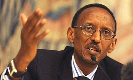 The Rwandan president, Paul Kagame
