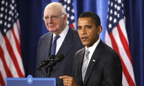 Barack Obama and Paul Volcker