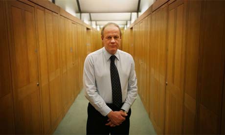 Damian Green stands in his Parliamentary office on November 28, 2008