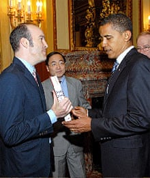 Sean Wilsey meeting Barack Obama