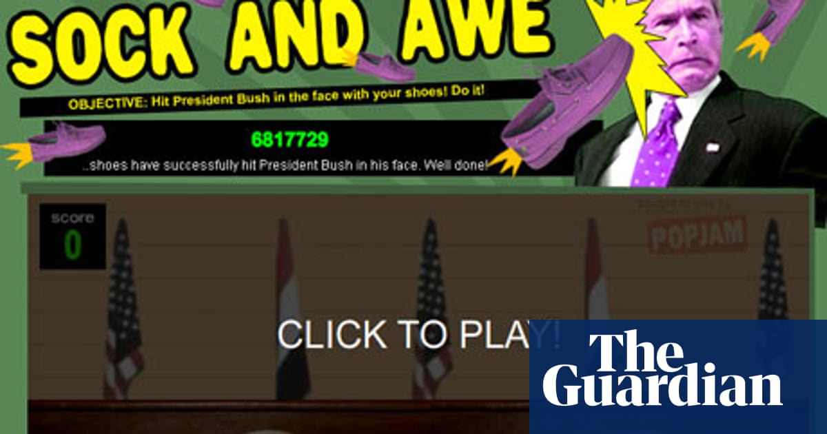 Throw a shoe at Bush with new viral video game News Throw a shoe at Bush with new viral video game News