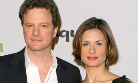 Colin Firth and Livia Giuggio