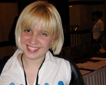 Kazakhstan blogger Yevgeniya Plakhina