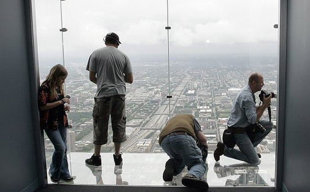The Ledge Opens At The Sears Tower In Chicago Art And