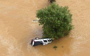 Six Flags theme park under water as flooding hammers Atlanta