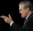 US Secretary of Defense Donald Rumsfeld