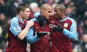 Premier League: Aston Villa's pace and Gareth Barry's penalty were too