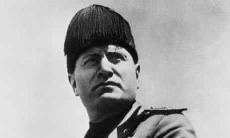 Benito Mussolini in Dress Uniform