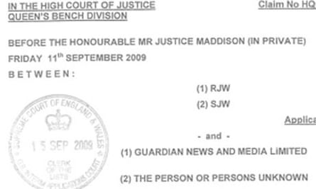 Trafigura super-injunction against Guardian News and Media