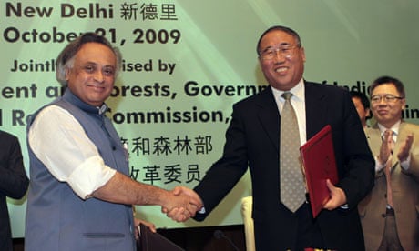Xie Zhenhua, Jairam Ramesh China and India agreement on climate change