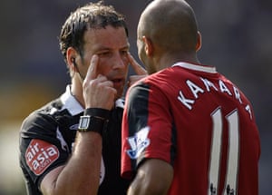 Referees: Fulham's French striker Diomansy Kamara