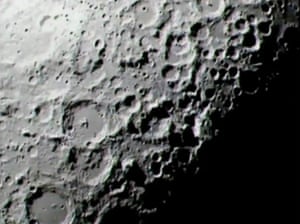 LCROSS  : A closer view of the moon as the LCROSS spacecraft approaches impac