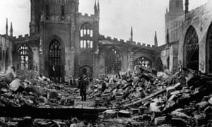 coventry blitz cathedral lidice war destruction hitler revenge bombing destroyed medieval during second 2009 raids german building bombed wwii oct