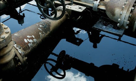 crude oil at pumping station near the Babagurgur oil fields in Kirkuk, Iraq.