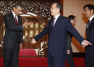 obama in china: Barack Obama, Wen Jiabao