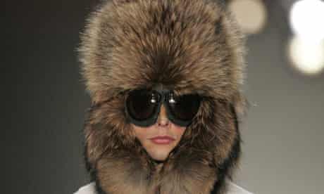 Fur Hat on the cat walk