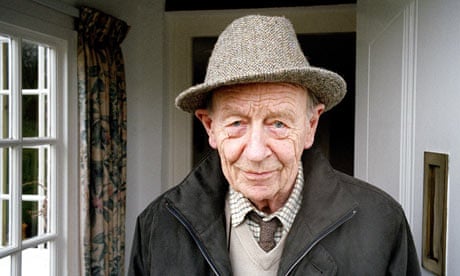 William Trevor at home in Exeter