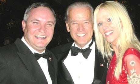 White House gatecrashers Tareq and Michaele Salahi with Vice President Joe Biden