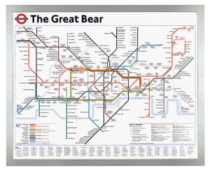 London Underground maps: The Great Bear London Underground map by Simon Patterson