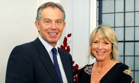 Tony Blair and Fern Britton