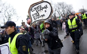 copenhagen daily: COP15 Environmental activists demonstrate 