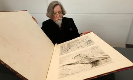 Stephen Calloway with rediscovered edition of Gillray’s ‘Suppressed Plates'
