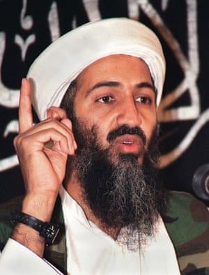 Icons of the decade: Al-Qaeda leader Osama bin Laden speaking in Afghanistan