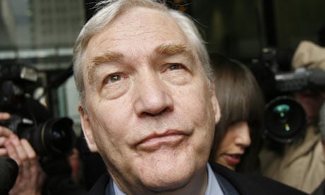Conrad Black leaves the Dirksen Federal Courthouse after his sentencing hearing in Chicago