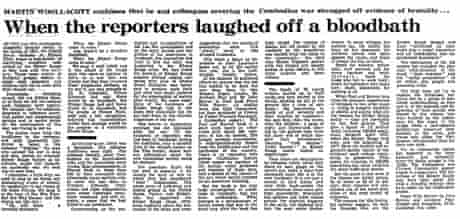 The Khmer Rouge And Cambodian Genocide How The Guardian Covered