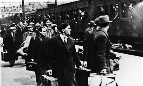 Jews arriving at Pithiviers