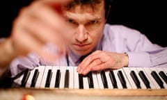 Master piano tuner Ulrich Gerhartz at work