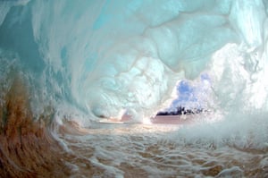 Inside waves: Clark Little wave image