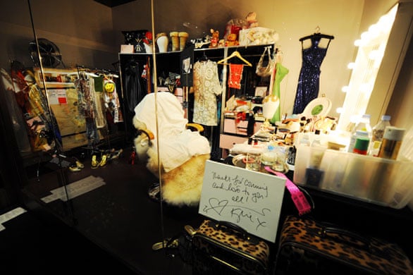 V A Unveils Kylie S Dressing Room Jagger S Jumpsuit And Ionesco S Rhinoceros In New Performance Galleries Culture The Guardian