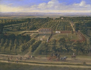 Google and Tate: View of a House and its Estate in Belsize, Middlesex 1696 by Jan Siberechts
