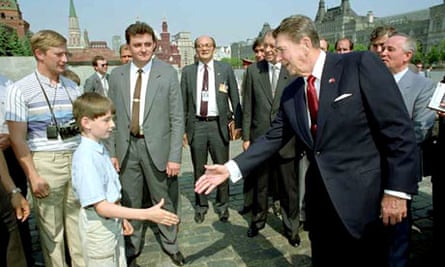 The Mysterious Case Of Vladimir Putin And Ronald Reagan Russia The Guardian