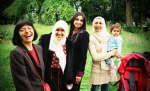 Muslim women: Haleh Afshar (left)