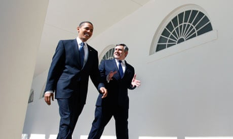 Barack Obama, Gordon Brown