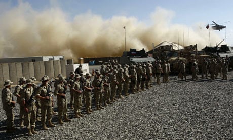 Polish soldiers in Ghazni province