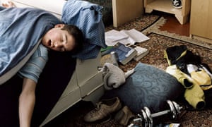 Image result for Teenager sleeping in