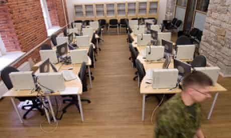 A Nato base in Tallinn, Estonia, established to combat cybercrime