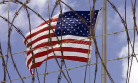 US flag in Guantanamo Bay