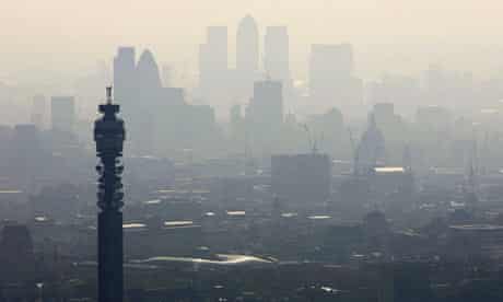 Air pollution in London 