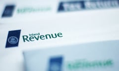 Inland Revenue tax return form